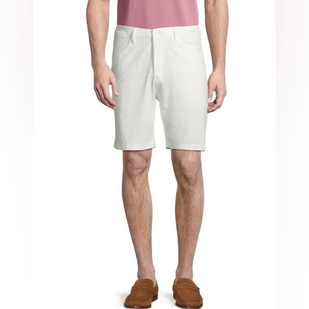 NWT Onia The Stretch Linen Men’s Traveler Short, White, size 30, Casual, Preppy
